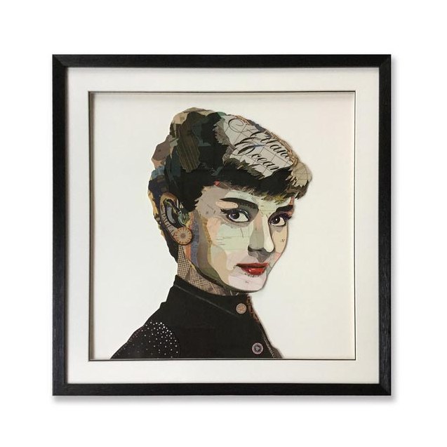 Supergreens Πίνακας Κολάζ “Audrey” 75x75 εκ.