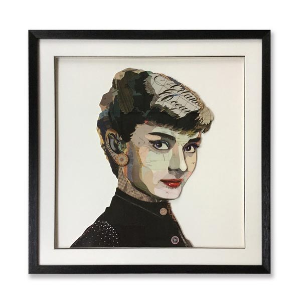 Supergreens Πίνακας Κολάζ “Audrey” 75x75 εκ.