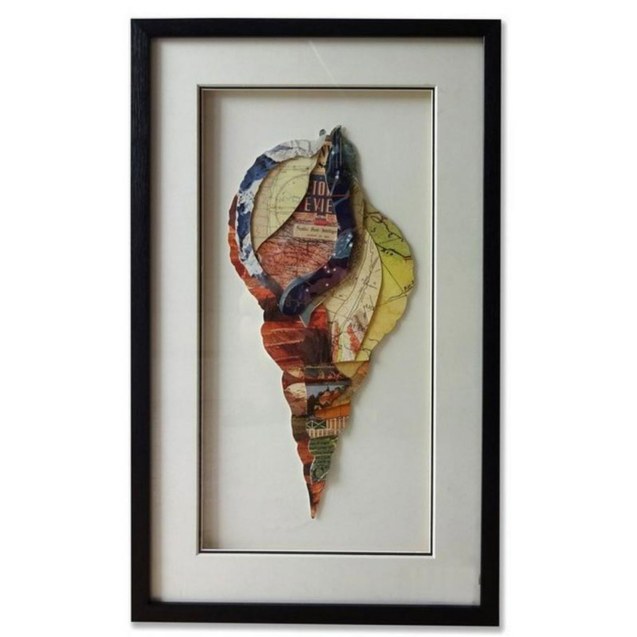 Supergreens Πίνακας Κολάζ “Seashell” 40x65 εκ.