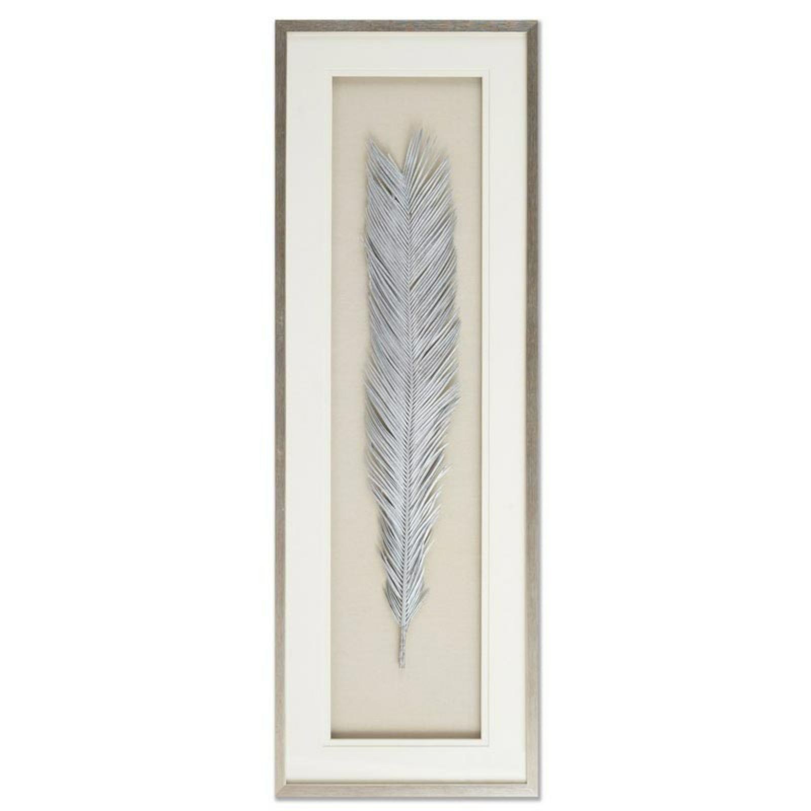 Supergreens Πίνακας Φτερό Ασημί 40x120 εκ.