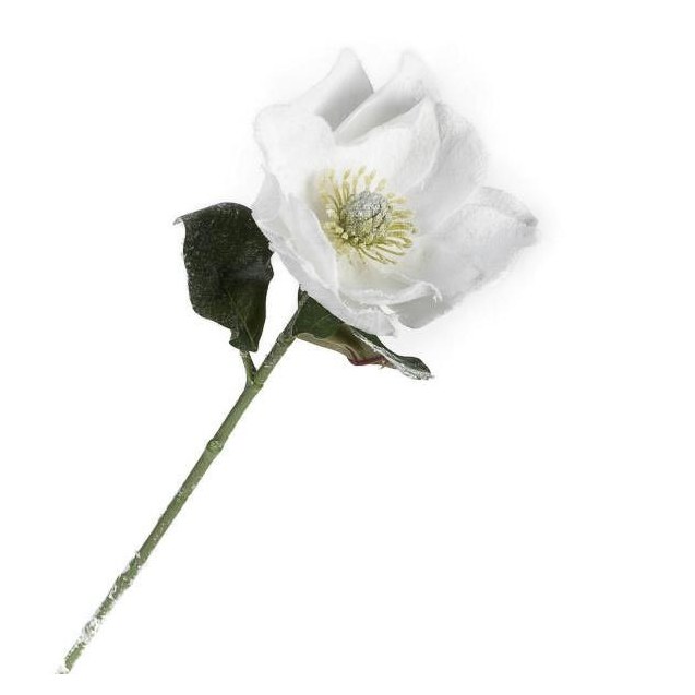 Supergreens Τεχνητό Κλωνάρι Μανόλια Χιονισμένη...