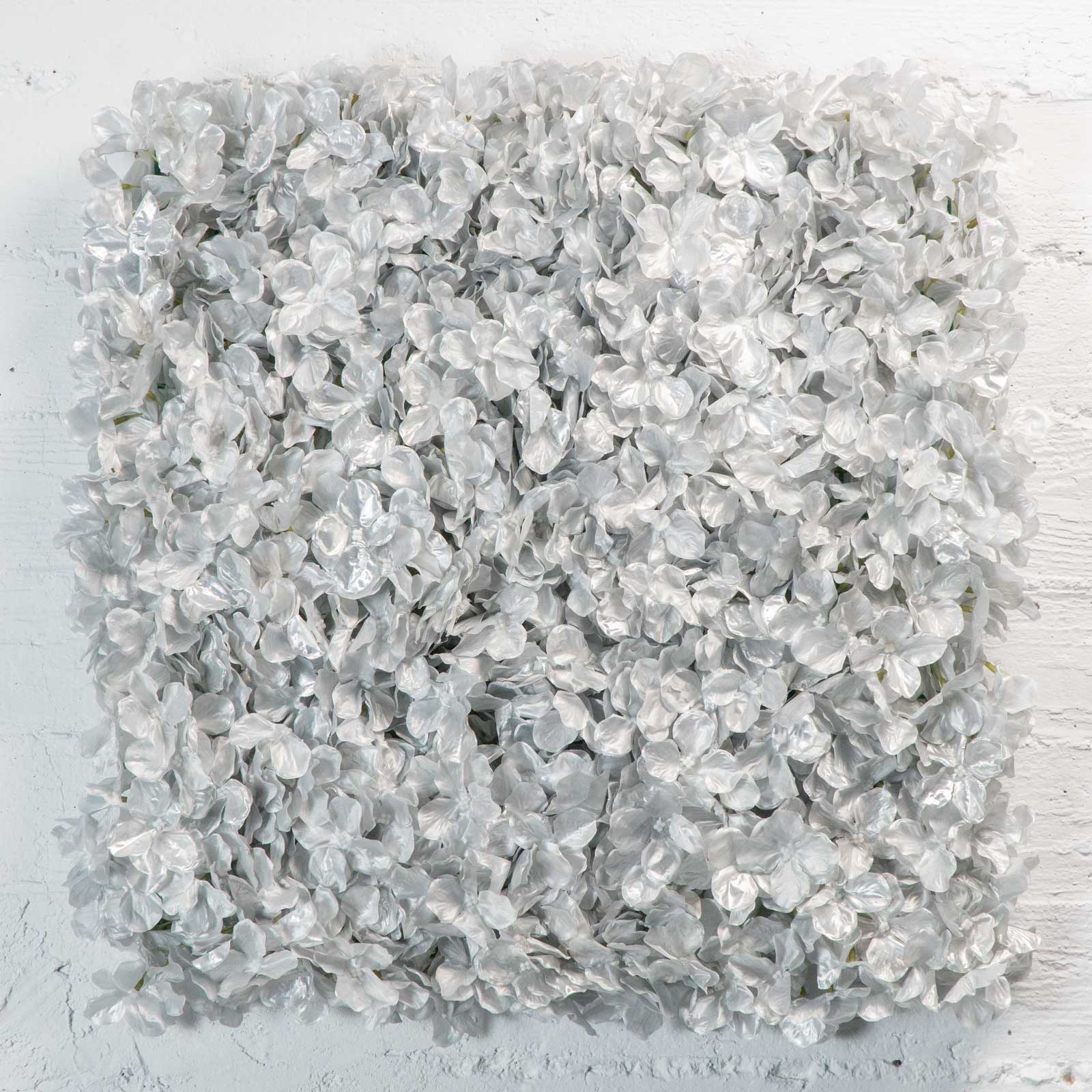 Supergreens Τεχνητή Φυλλωσιά Ορτανσία Ασημί 50x50 εκ.