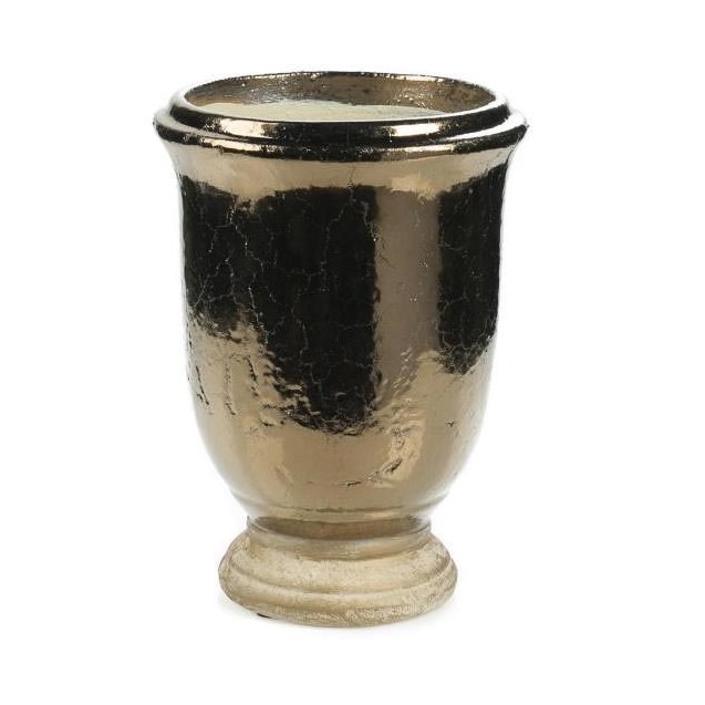 Supergreens Βάζο Κεραμικό Χρυσό 25,5 εκ.