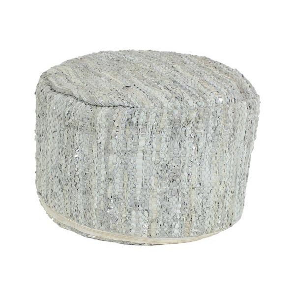 Supergreens Supergreens Σκαμπό Υφασμάτινο Λευκό 60x60x41 εκ.