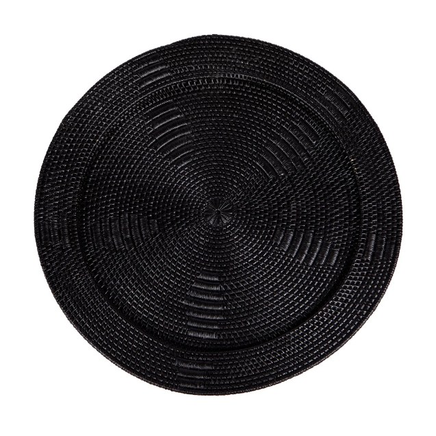 Supergreens Δίσκος Σερβιρίσματος Ρατάν Μαύρος...