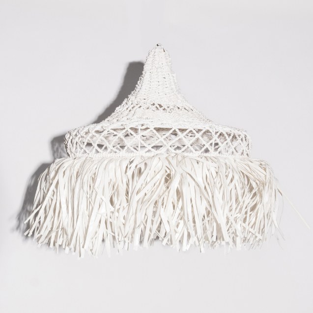 Supergreens Φωτιστικό Οροφής Ρατάν Λευκό...