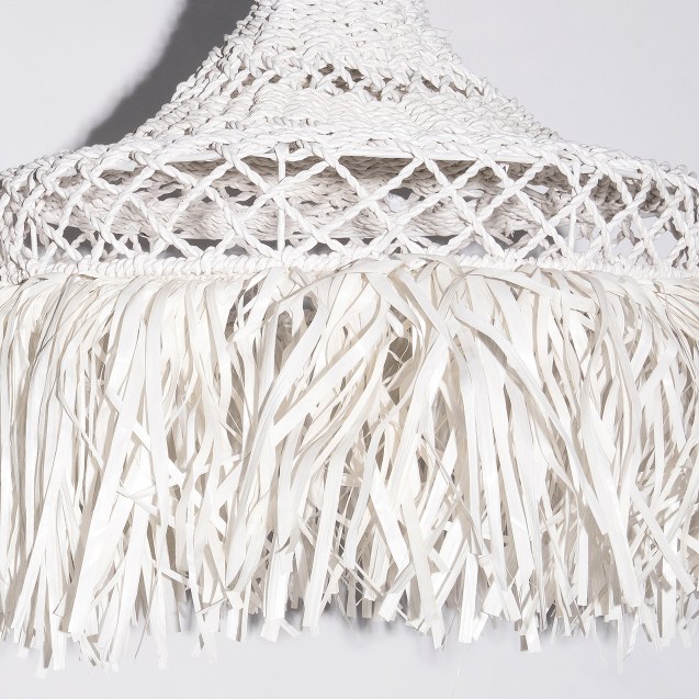 Supergreens Φωτιστικό Οροφής Ρατάν Λευκό...