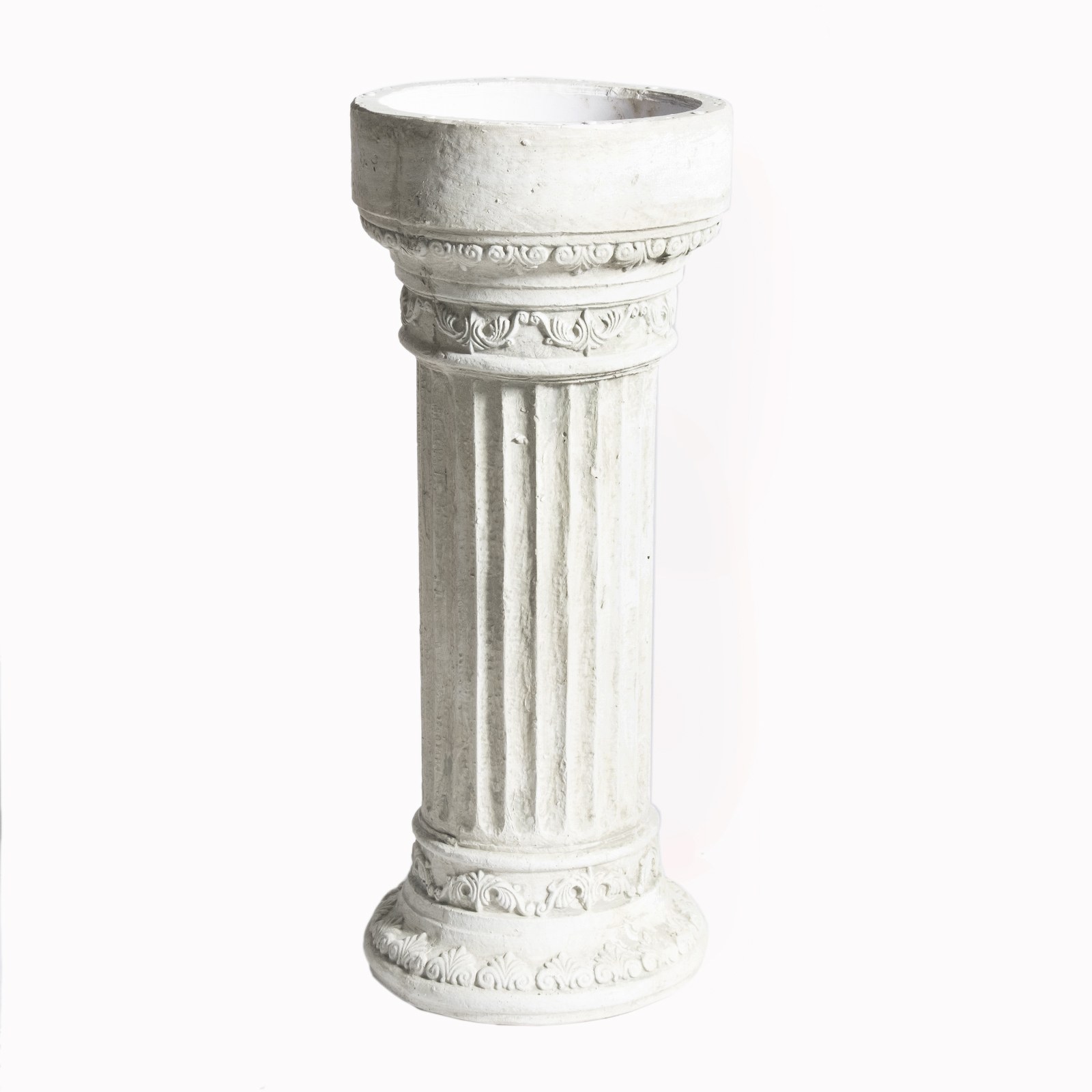 Supergreens Ανθοστήλη Τσιμεντένια Μπεζ 35x35x86 εκ.