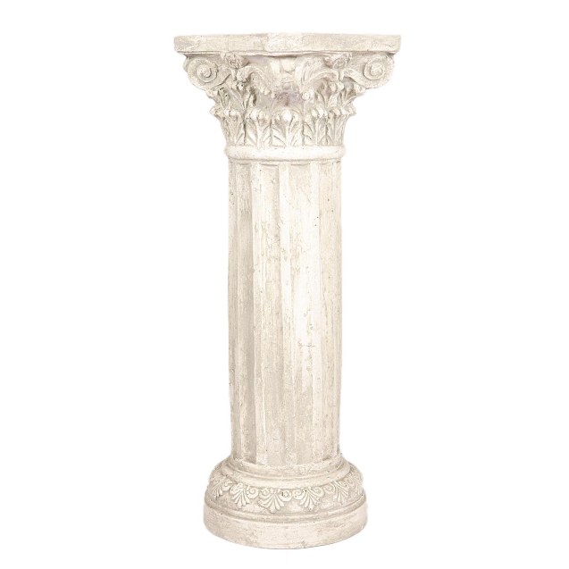 Supergreens Ανθοστήλη Τσιμεντένια Μπεζ 28x28x80...