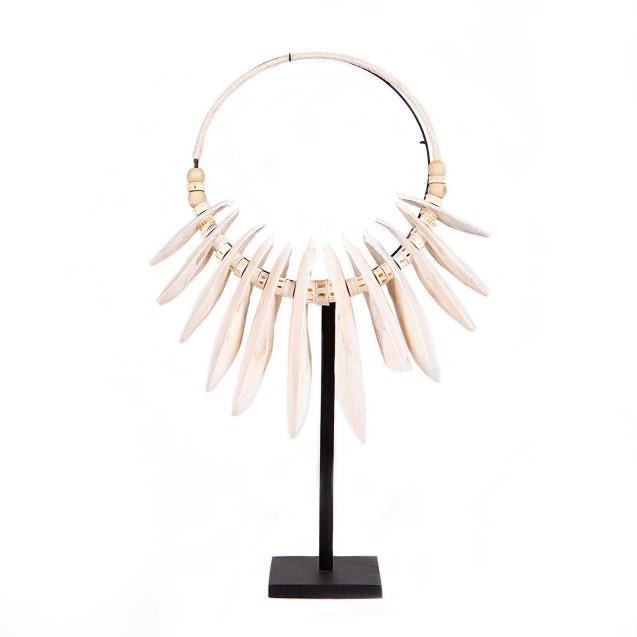 Supergreens Διακοσμητικό Κολιέ Κοχύλι σε Stand...