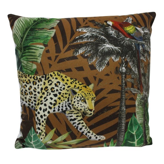 Supergreens Διακοσμητικό Μαξιλάρι Βελούδινο Animal Print...