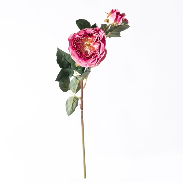 Supergreens Τεχνητό Κλωνάρι Τριαντάφυλλο Ροζ 61...