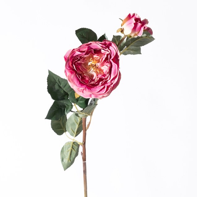 Supergreens Τεχνητό Κλωνάρι Τριαντάφυλλο Ροζ 61...