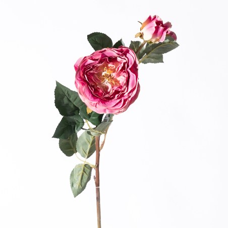 Supergreens Τεχνητό Κλωνάρι Τριαντάφυλλο Ροζ 61 εκ.