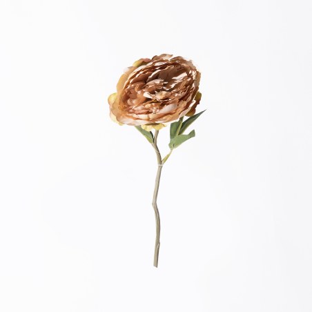 Supergreens Τεχνητό Κλωνάρι Παιώνια Καφέ 34 εκ.