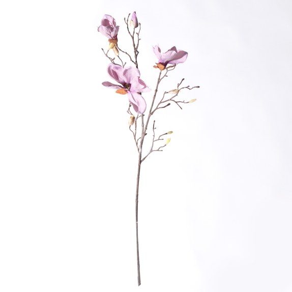 Supergreens Τεχνητό Κλωνάρι Μανόλια Μωβ 104 εκ.