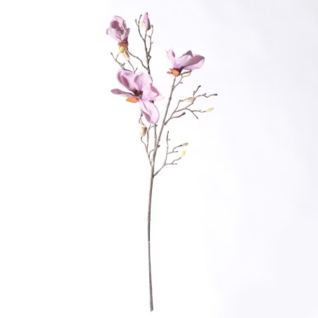 Supergreens Τεχνητό Κλωνάρι Μανόλια Μωβ 104 εκ.