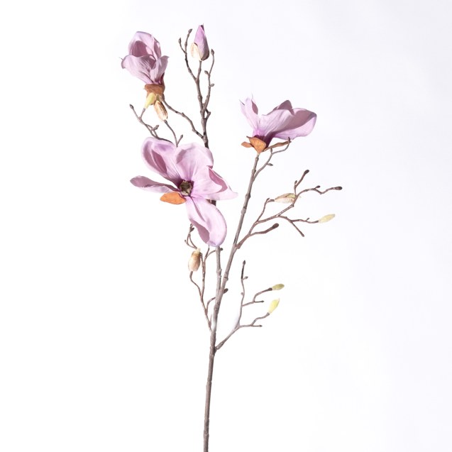 Supergreens Τεχνητό Κλωνάρι Μανόλια Μωβ 104 εκ.