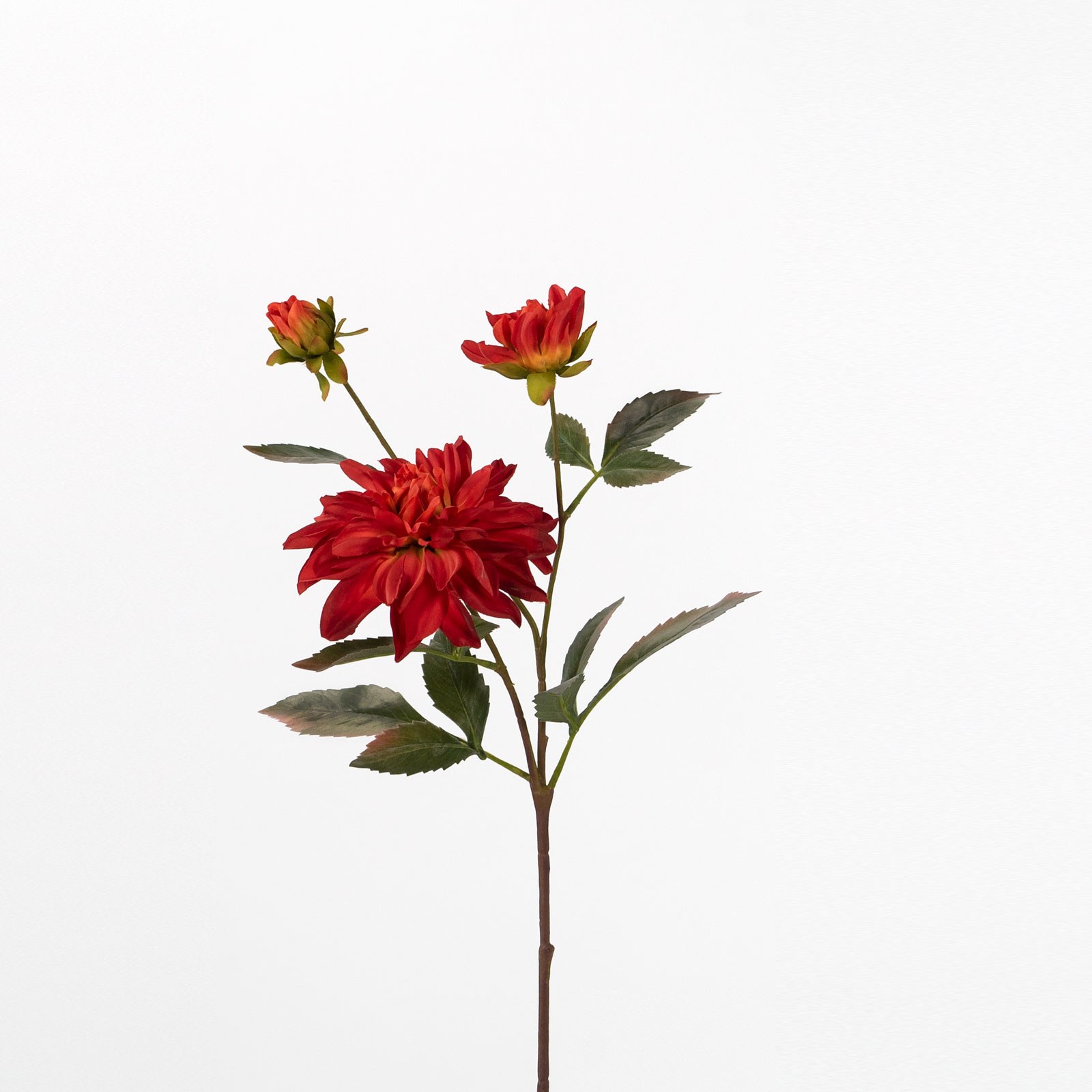 Supergreens Τεχνητό Κλωνάρι Χρυσάνθεμο Κόκκινο 65 εκ.