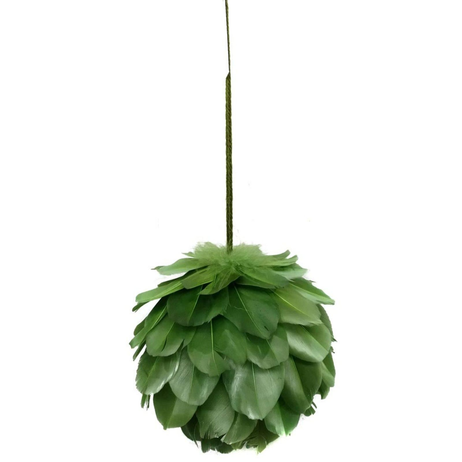 Supergreens Χριστουγεννιάτικο Στολίδι Μπάλα με Φτερά Πράσινη Ø13 εκ.
