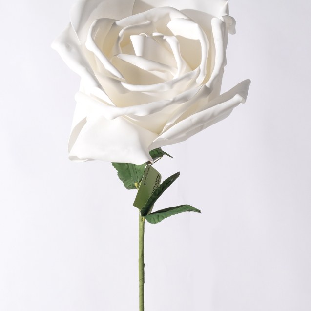Supergreens Τεχνητό Κλωνάρι Τριαντάφυλλο Λευκό...