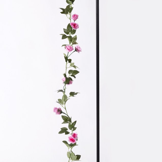 Supergreens Τεχνητή Γιρλάντα Τριαντάφυλλο Σομόν...