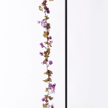 Supergreens Τεχνητή Γιρλάντα Τριαντάφυλλο Ροζ 210 εκ.