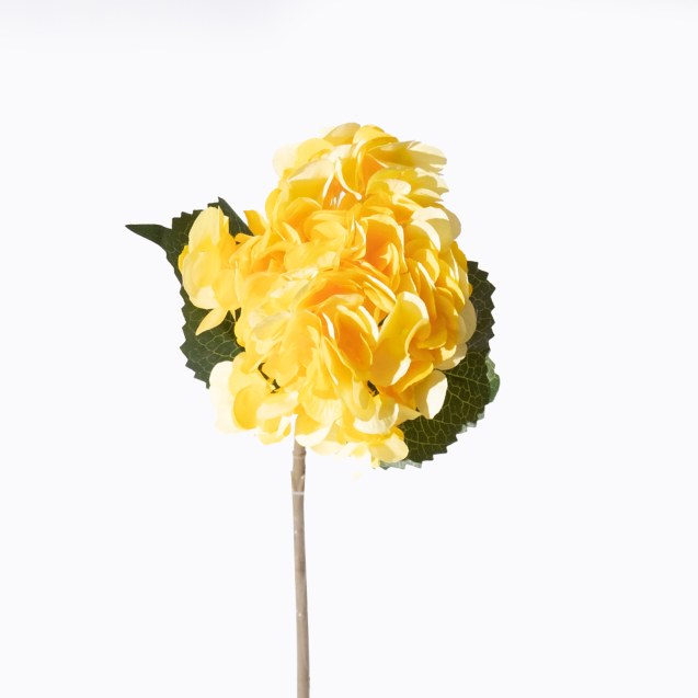 Supergreens Τεχνητό Κλωνάρι Ορτανσία Κίτρινο 47...