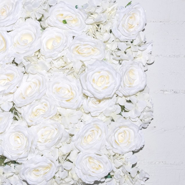 Supergreens Τεχνητή Φυλλωσιά Τριαντάφυλλο Λευκή...
