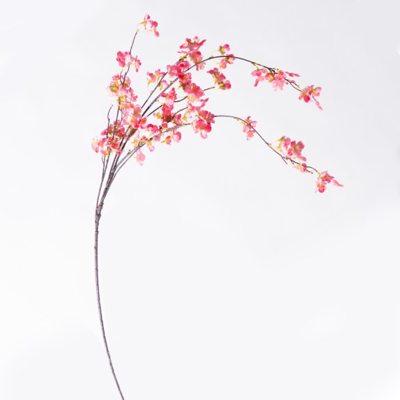 Supergreens Τεχνητό Κλωνάρι Ροδακινιά Φουξια 105 εκ.