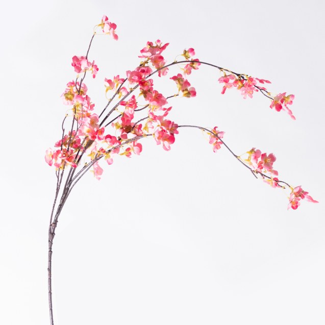 Supergreens Τεχνητό Κλωνάρι Ροδακινιά Φουξια...