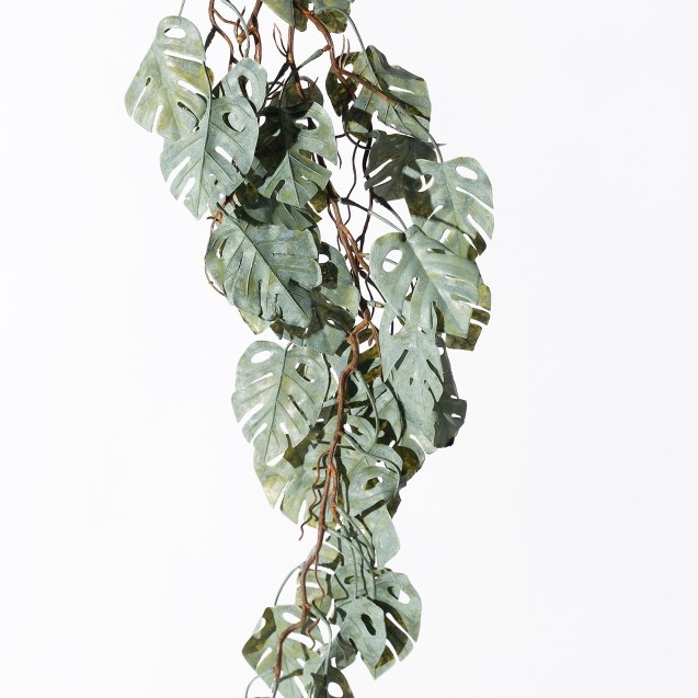 Supergreens Τεχνητή Κρεμαστή Μονστέρα Πράσινη...