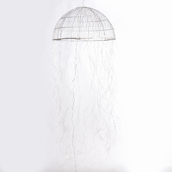 Supergreens Φωτιστικό Οροφής "Jellyfish" Ασημί με 1280...