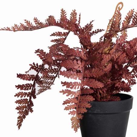 Supergreens Τεχνητό Φυτό Φτέρη Κόκκινο 42 εκ.