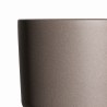 Supergreens Κασπώ Κεραμικό "Nola" Στρογγυλό Καφέ 21.5x21.5x21 εκ.