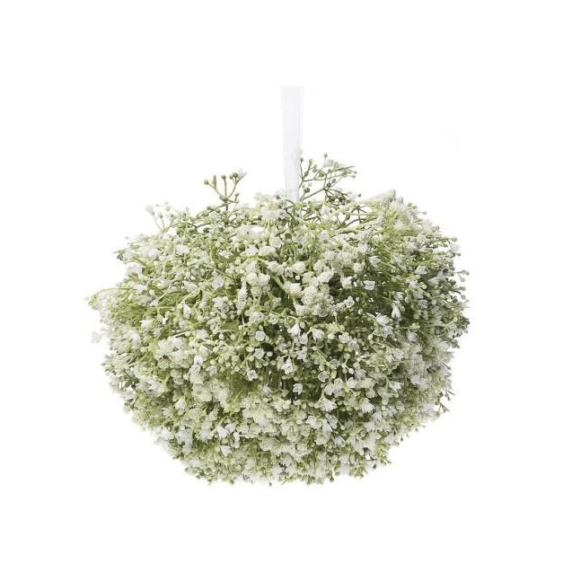 Supergreens Τεχνητή Σφαίρα Γυψοφύλλη Λευκή D20 εκ.