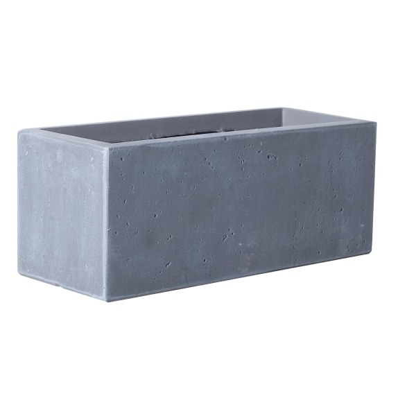 Supergreens Γλάστρα Πήλινη Ορθογώνια "Moody" Γκρι XL...