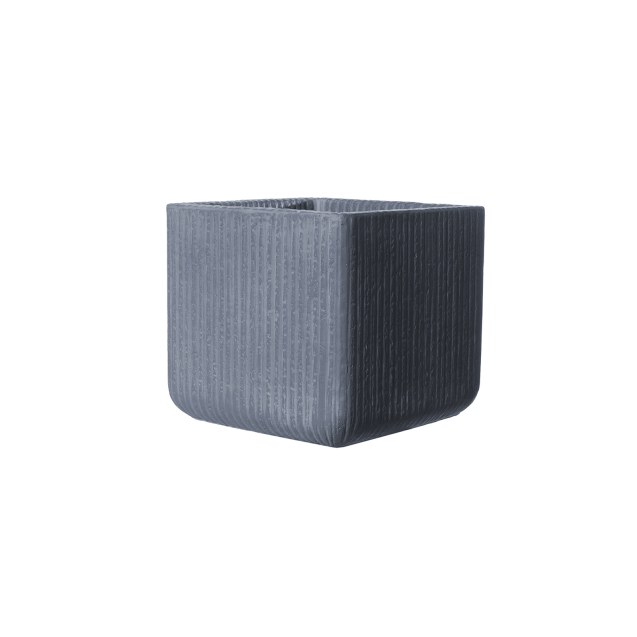 Supergreens Γλάστρα Πήλινη Τετράγωνη "Stripe"...