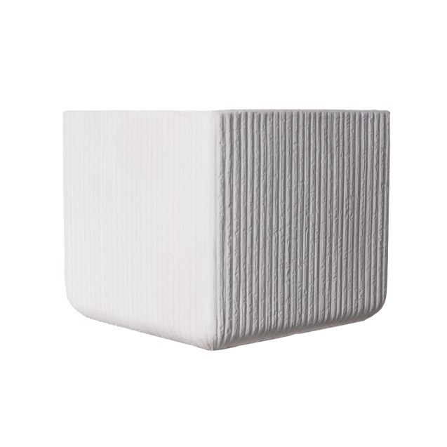 Supergreens Γλάστρα Πήλινη Τετράγωνη "Stripe"...