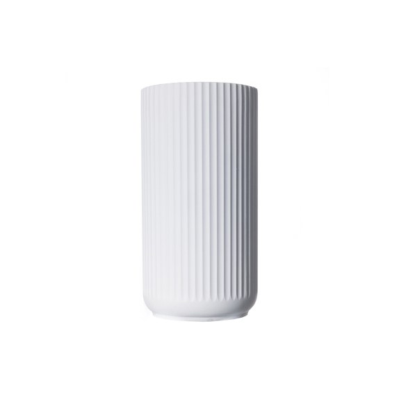 Supergreens Γλάστρα Πήλινη Κύλινδρος "Stripe" Λευκή S...