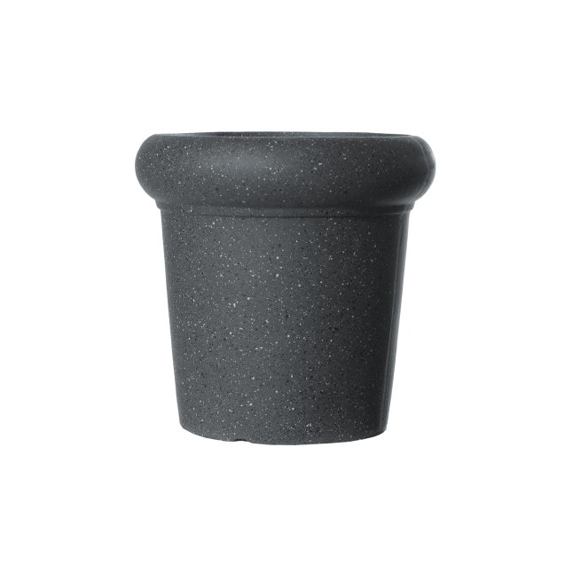 Supergreens Γλάστρα Πήλινη με Γείσο "Spot" Γκρι...