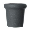Supergreens Γλάστρα Πήλινη με Γείσο "Spot" Γκρι L 48x48x48 εκ.