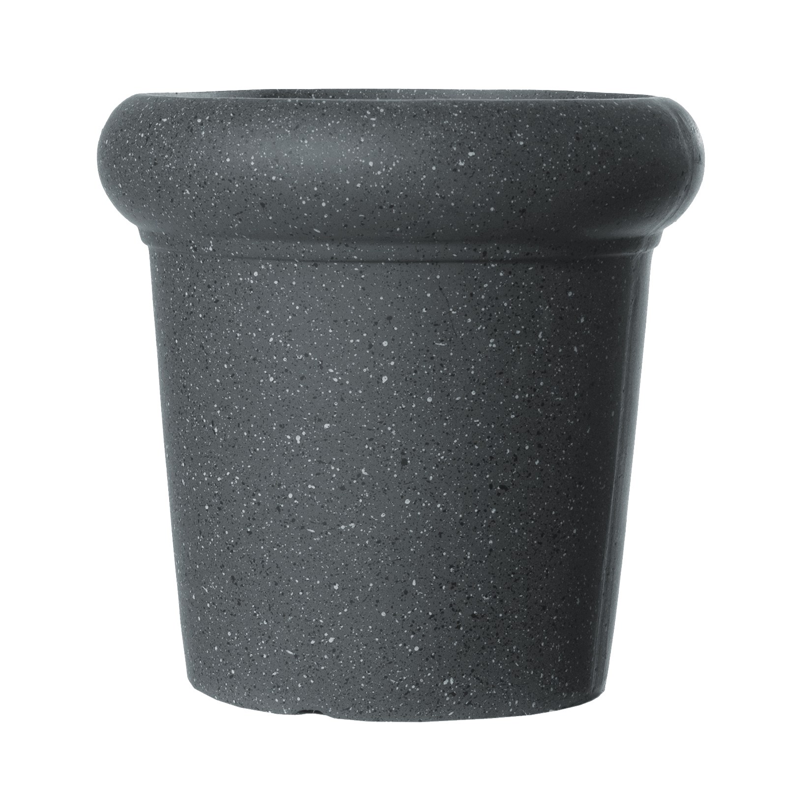 Supergreens Γλάστρα Πήλινη με Γείσο "Spot" Γκρι L 48x48x48 εκ.