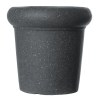Supergreens Γλάστρα Πήλινη με Γείσο "Spot" Γκρι XL 57x57x57 εκ.