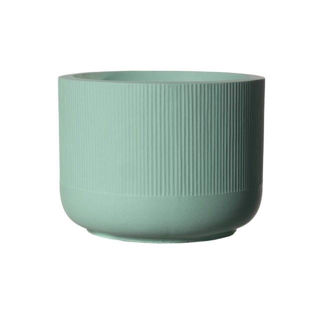 Supergreens Γλάστρα Πήλινη Οβάλ "Petal" Πράσινο...