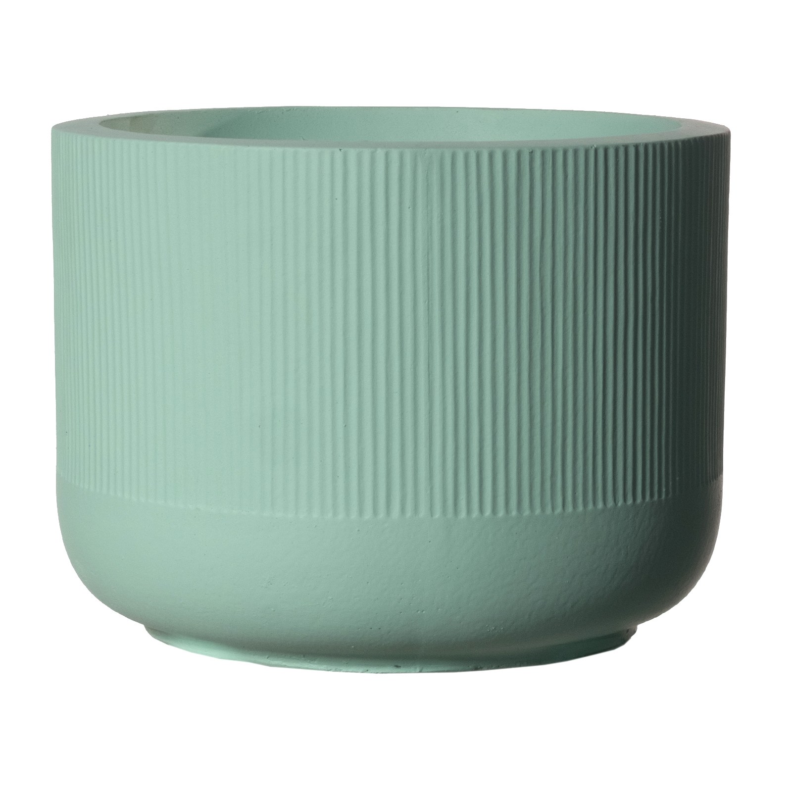 Supergreens Γλάστρα Πήλινη Οβάλ "Petal" Πράσινο Ανοιχτό XL 52x52x36 εκ.