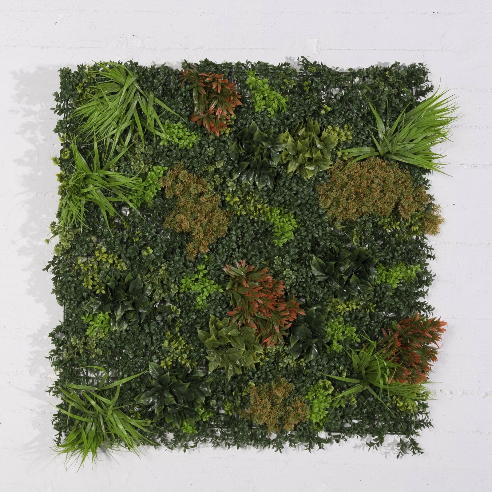 Supergreens Τεχνητή Φυλλωσιά Πυξάρι με Moss "Giardino" Πράσινη 100x100 εκ.