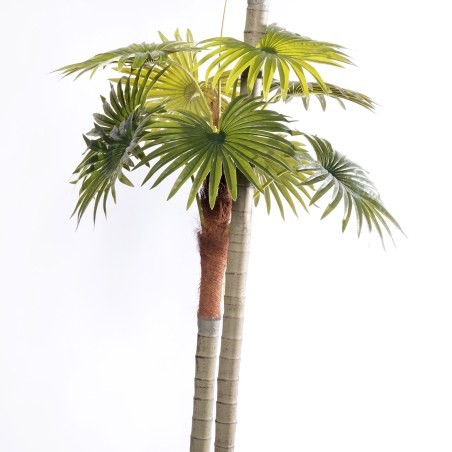 Supergreens Τεχνητό Δέντρο Φοίνικας "Radix" με Διπλό Κορμό Πράσινο 250 εκ.
