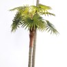 Supergreens Τεχνητό Δέντρο Φοίνικας "Radix" με Διπλό Κορμό Πράσινο 250 εκ.