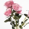 Supergreens Τεχνητό Μπουκέτο Τριαντάφυλλο Royal Ροζ 55 εκ.